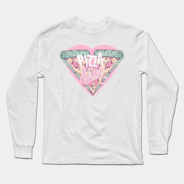 PIZZA PARTY Long Sleeve T-Shirt by lOll3